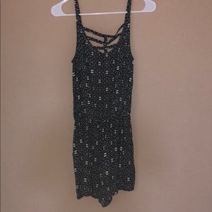 TARGET XHILARATION BLACK AND WHITE ROMPER